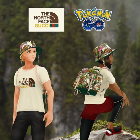 gucci e the north face pokémon go